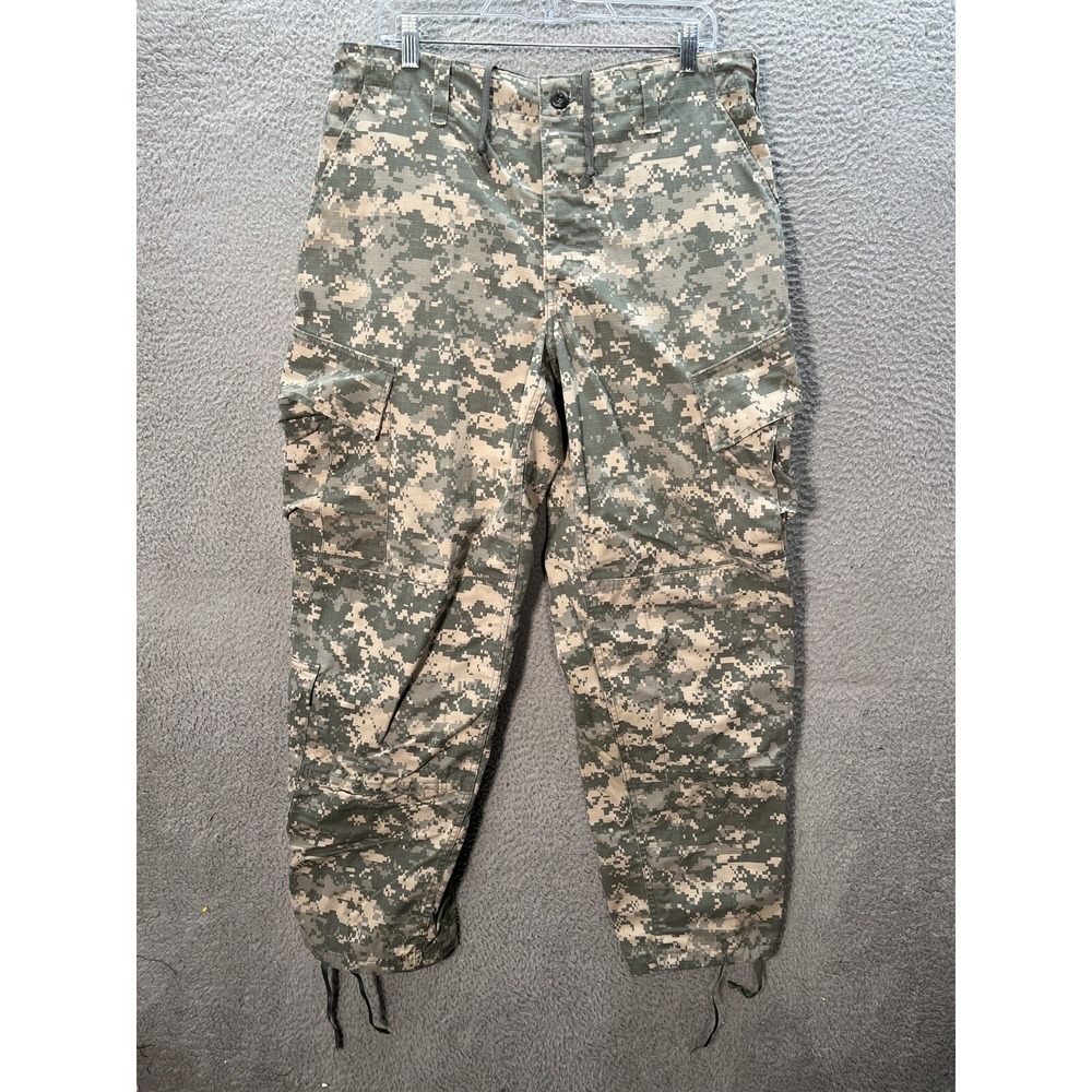 Military Pants Adult‎ Medium Short Camouflage Digital Camo Ripstop Tactical